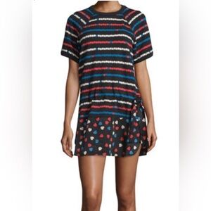See By Chloe| Women’s Cute Heart Shirt Dress in Feminine Style, Short Sleeve•••